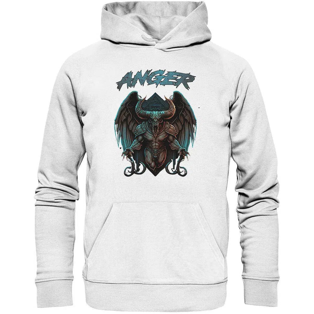 Anger Hoodie-Hoodies-maniac-sports-White-XS-Maniac-Sports