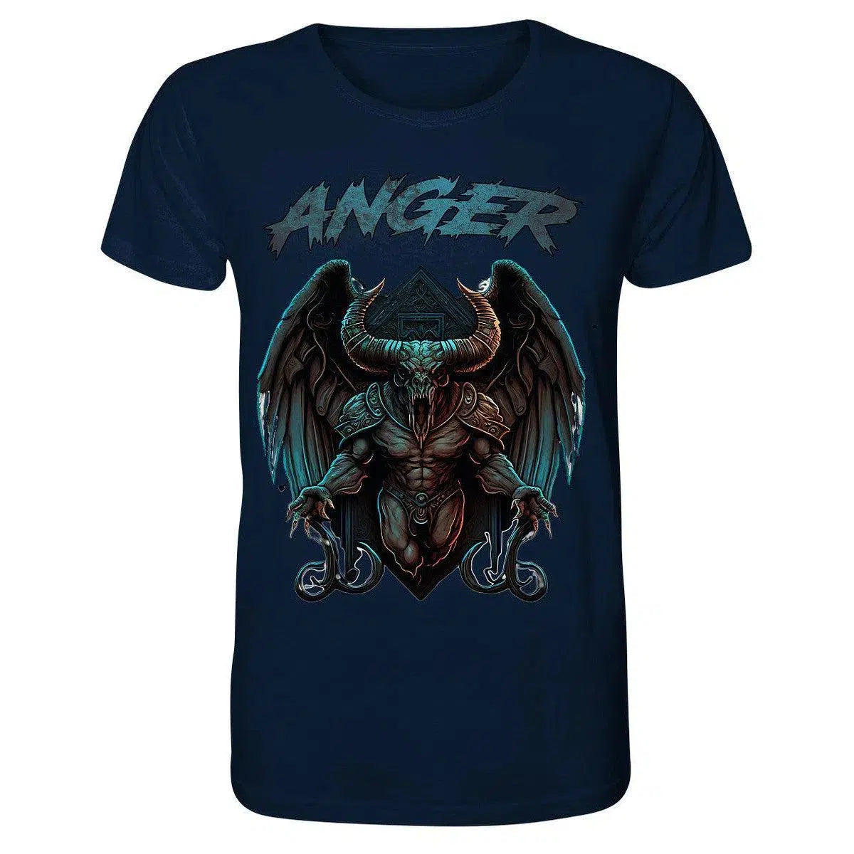 Anger Shirt-Unisex-Shirts-maniac-sports-French Navy-XS-Maniac-Sports