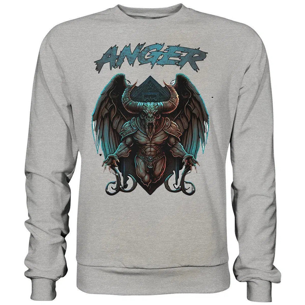 Anger Sweatshirt-Sweatshirts-maniac-sports-Heather Grey-S-Maniac-Sports