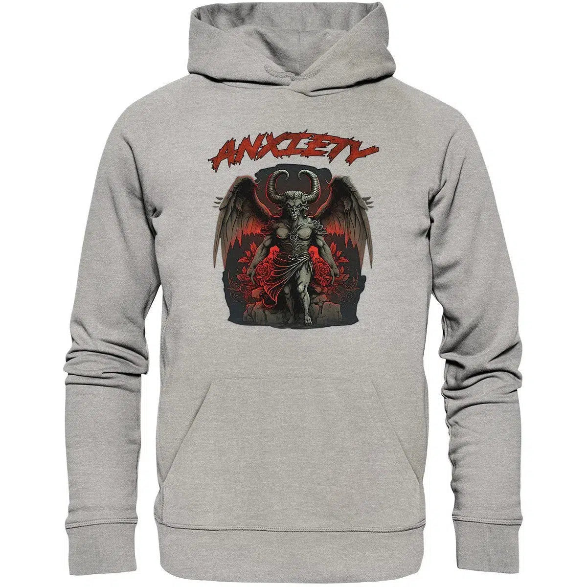 Anxiety Hoodie-Hoodies-maniac-sports-Heather Grey-XS-Maniac-Sports