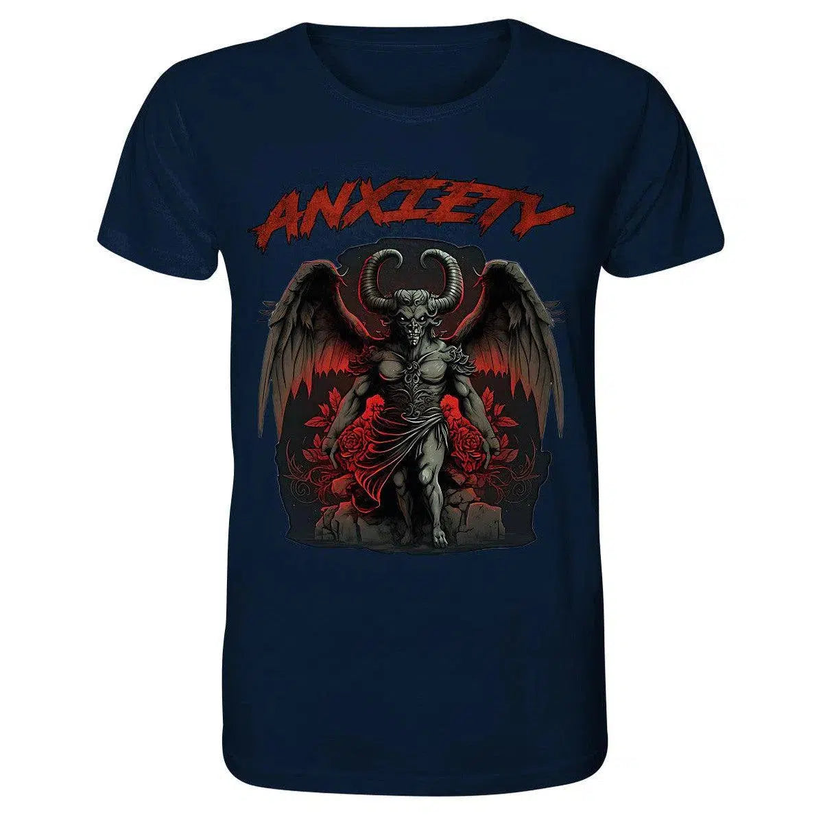 Anxiety Shirt-Unisex-Shirts-maniac-sports-French Navy-XS-Maniac-Sports