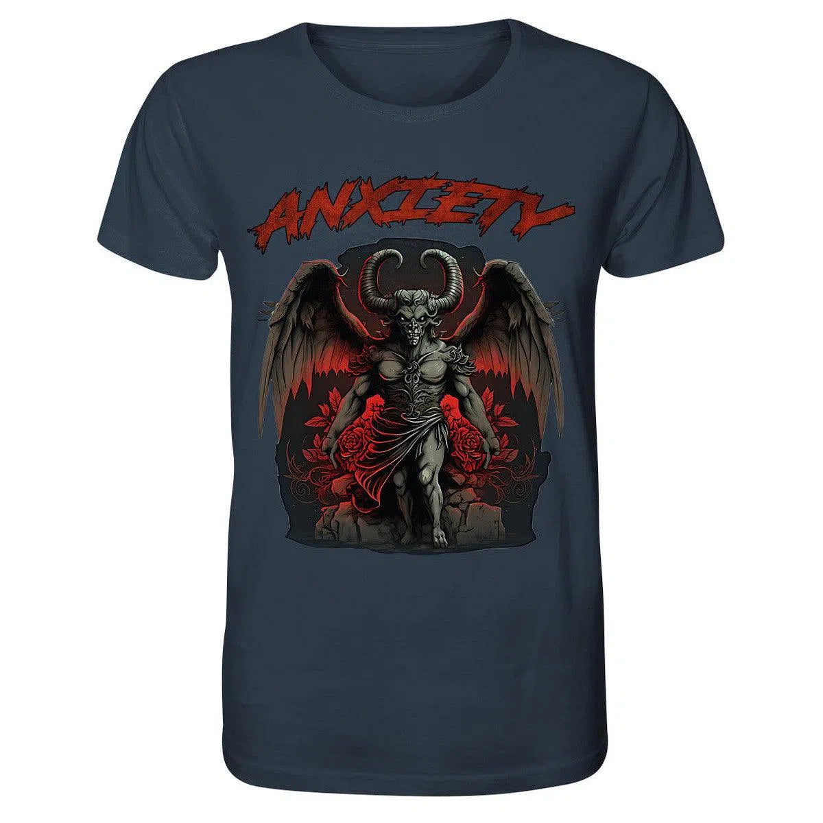 Anxiety Shirt-Unisex-Shirts-maniac-sports-India Ink Grey-XS-Maniac-Sports