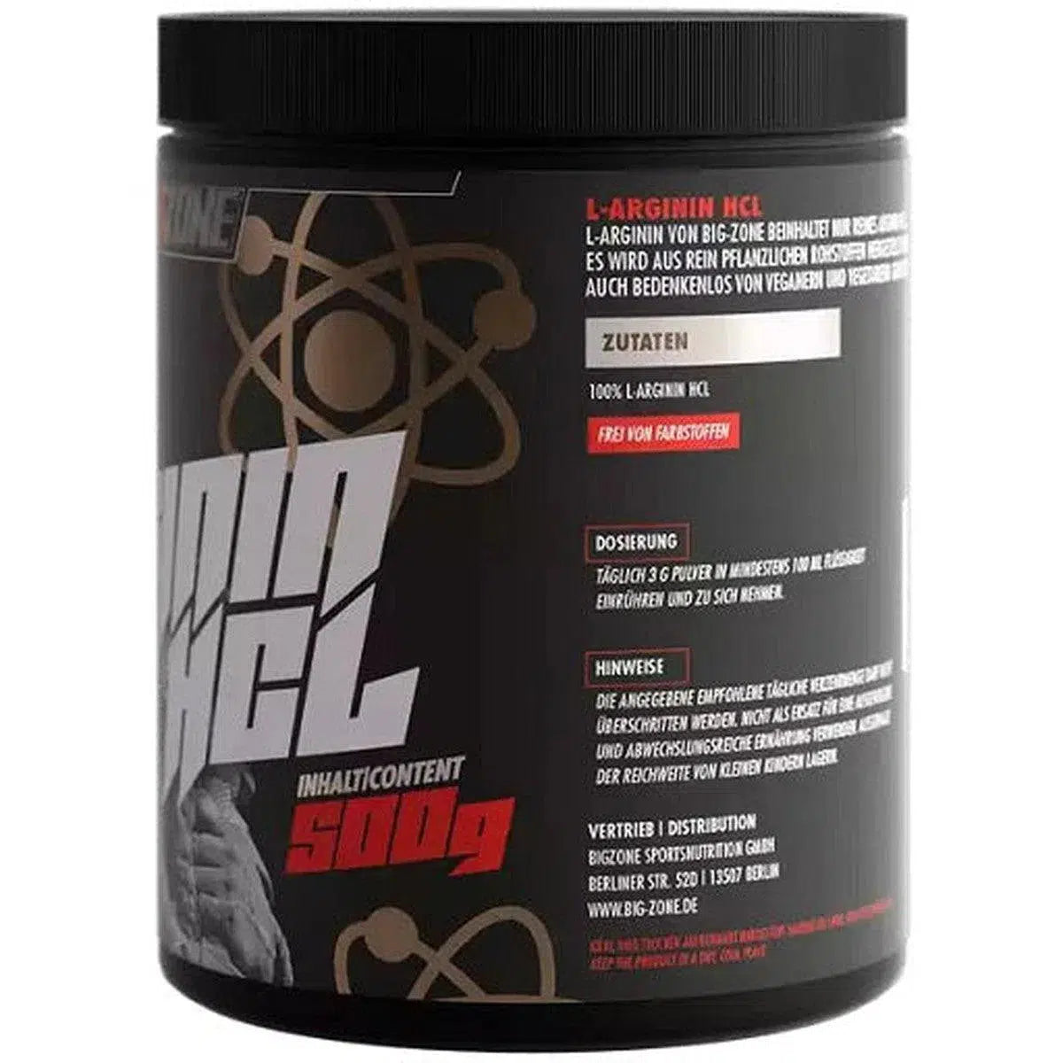 Arginine HCl 500g-L-Arginin-Big Zone-Maniac-Sports