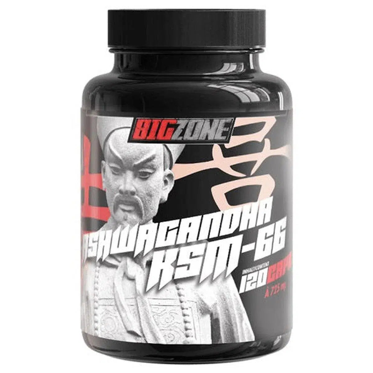 Ashwagandha KSM-66 120 Kapseln-Ashwagandha-Big Zone-Maniac-Sports