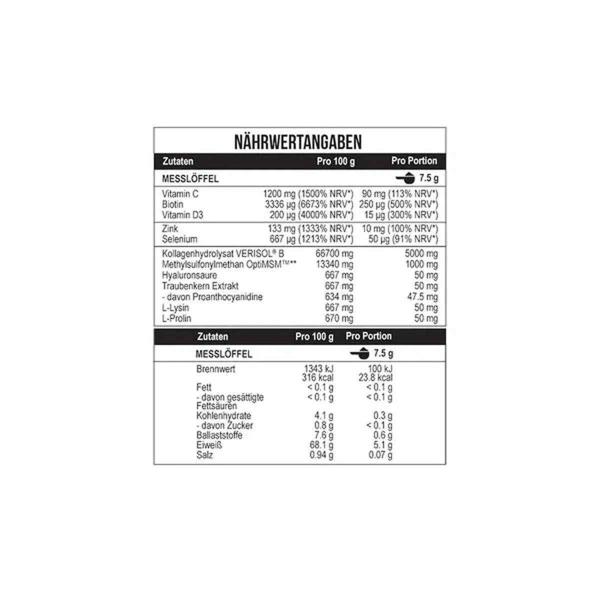 Beauty Collagen Verisol + OptiMSM 225g-Collagen-MST-Pineapple-Maniac-Sports