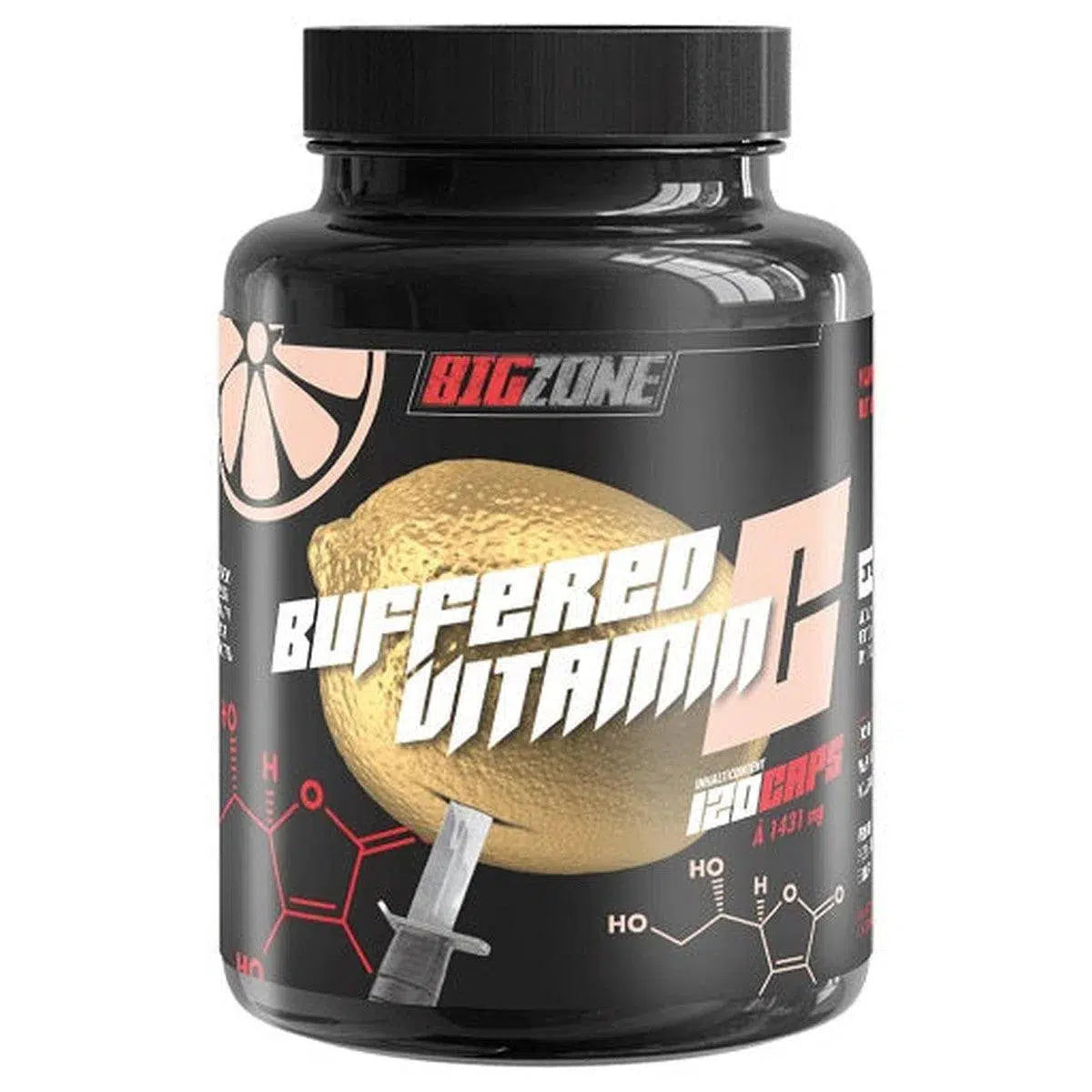 Buffered Vitamin C 120 Kapseln-Vitamin C-Big Zone-Maniac-Sports