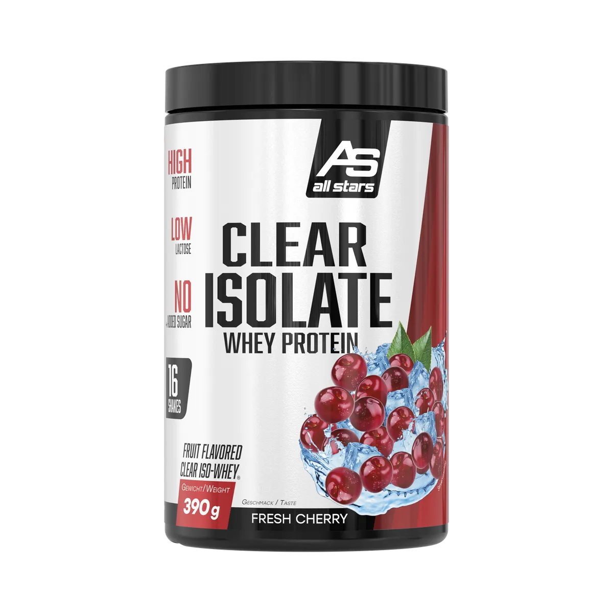 Clear Isolate Whey Protein 390g-Clear Protein-All Stars-Cherry-Maniac-Sports