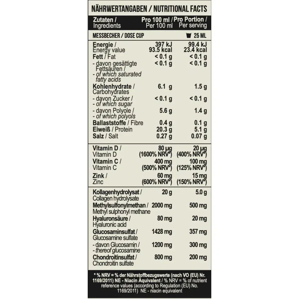 Collagen for Joints Fortigel 500 ml Pineapple-Collagen-MST-Maniac-Sports