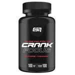 Crank Focus 100 Kapseln-Koffeintabletten-ESN-Maniac-Sports