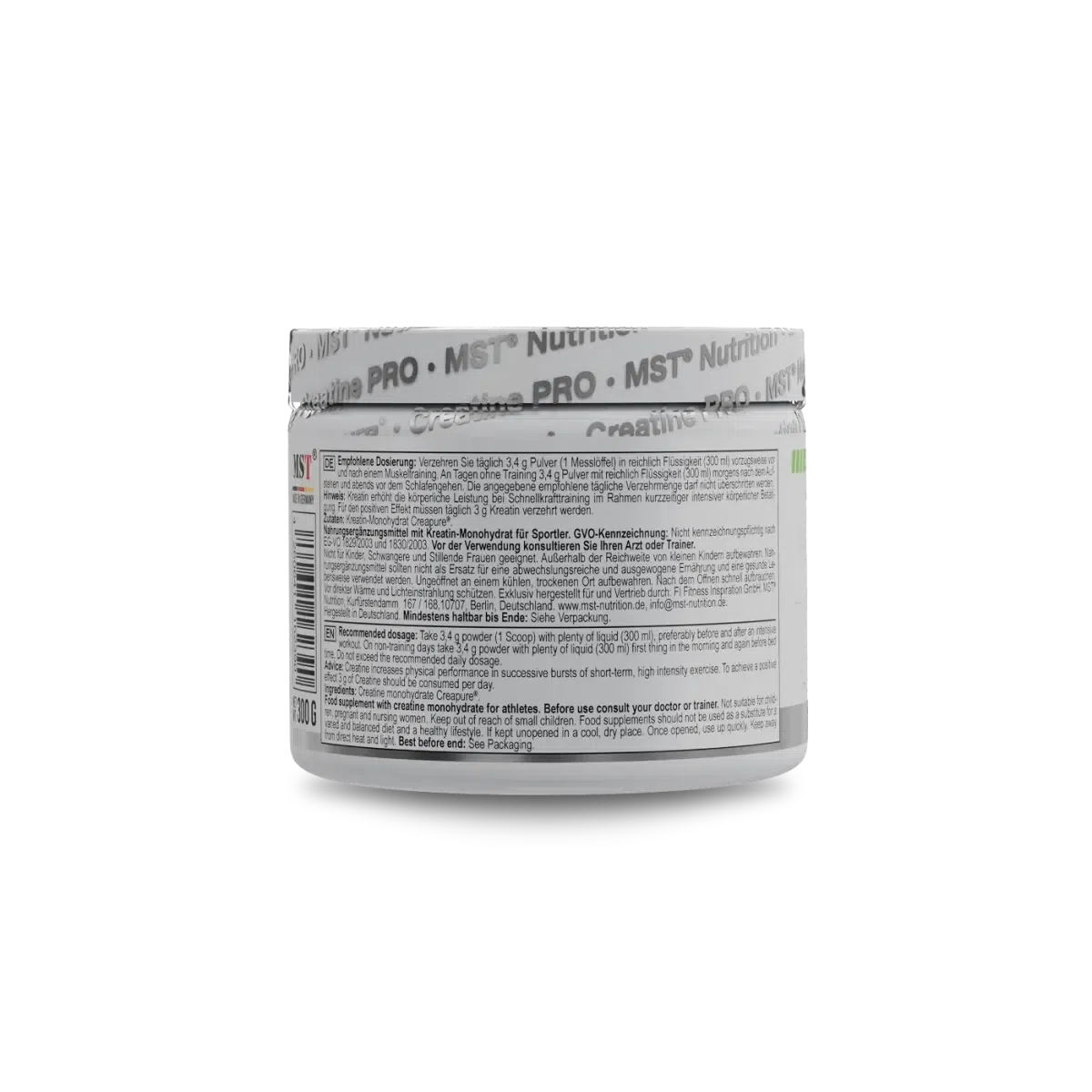 Creatine Pro Creapure® 300 g Unflavored-Kreatin-MST-Maniac-Sports