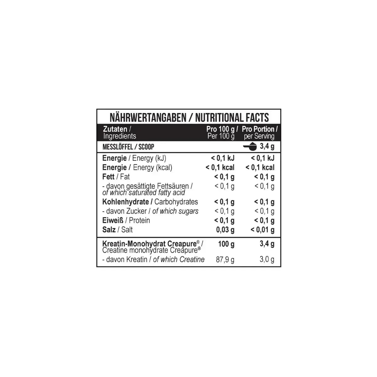 Creatine Pro Creapure® 300 g Unflavored-Kreatin-MST-Maniac-Sports