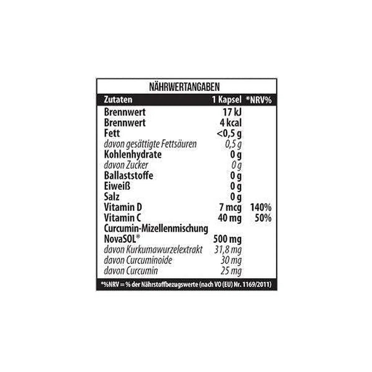 Curcumin NovaSol® 60 Liquid Capsules-Curcumin-MST-Maniac-Sports