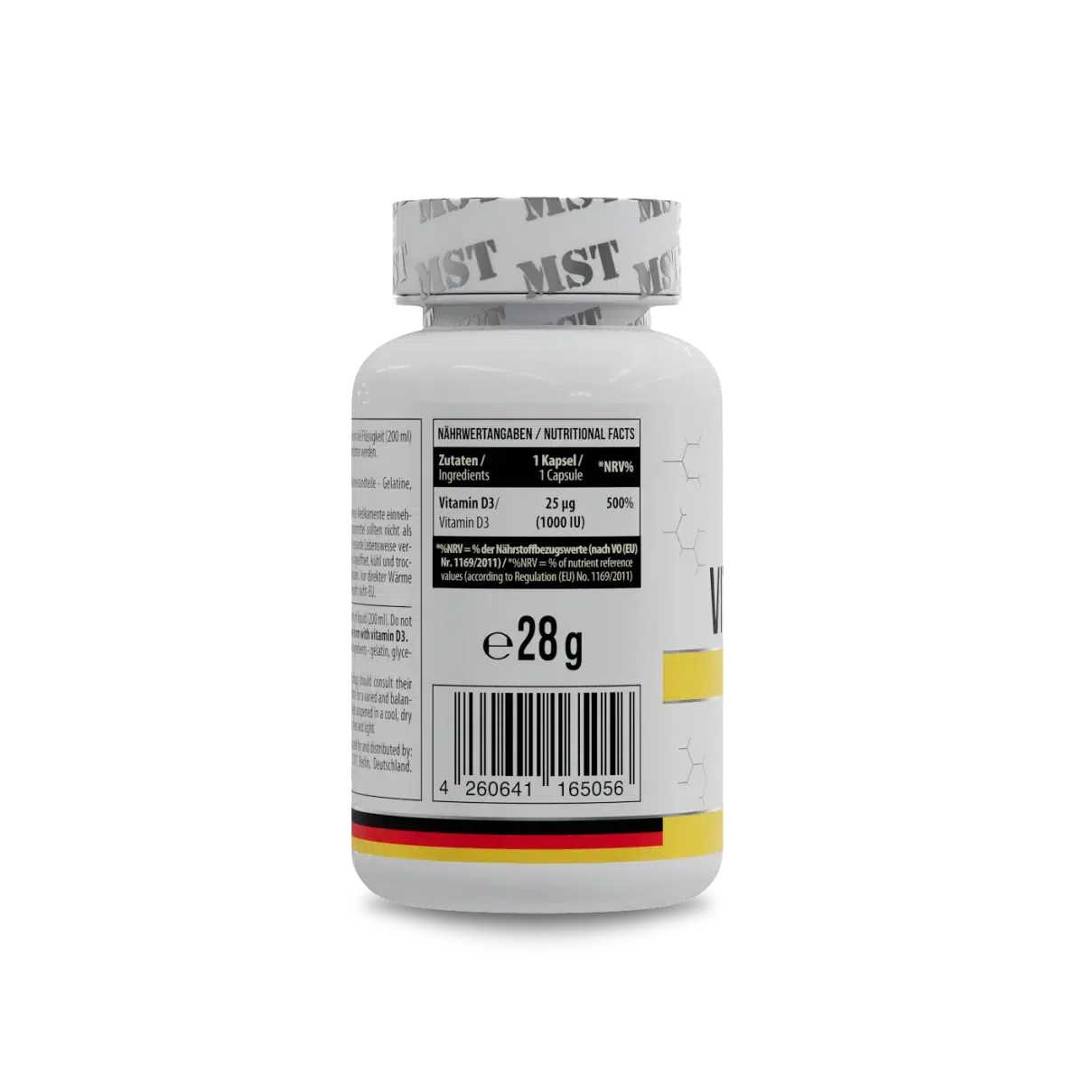 D3 1000 IU 100 Softgels-Vitamin D3-MST-Maniac-Sports