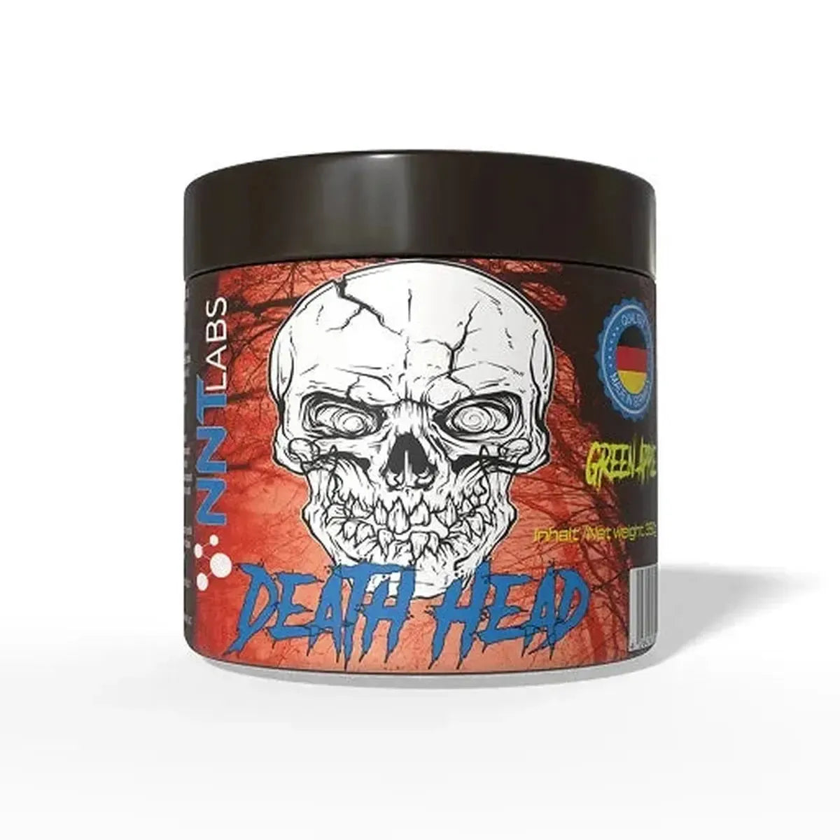 Death Head Booster 350g-Pre Workout Booster-NNT Labs-Green Apple-Maniac-Sports