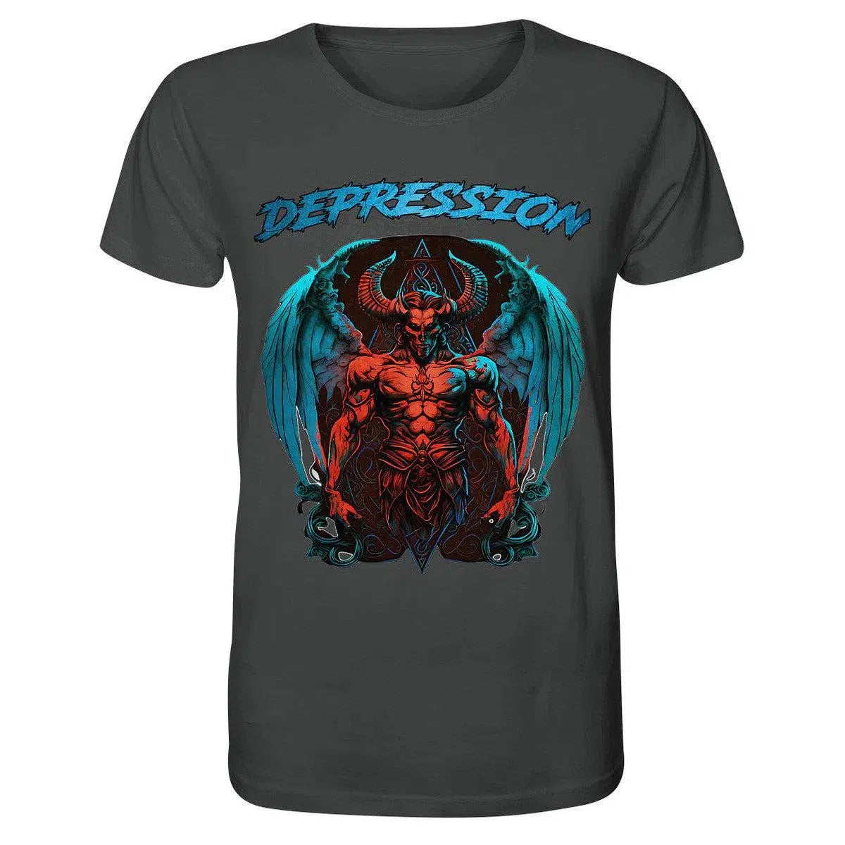 Depression Shirt-Unisex-Shirts-maniac-sports-Anthracite-XS-Maniac-Sports