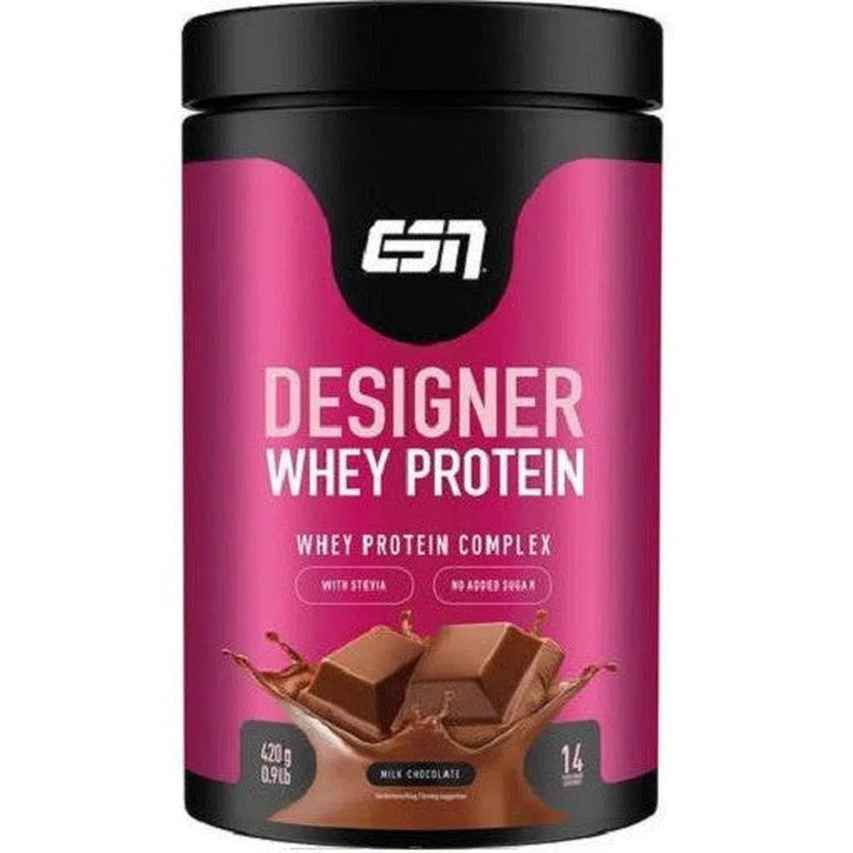 Designer Whey 420g Dose-Whey Protein-ESN-Cinnamon Cereal-Maniac-Sports