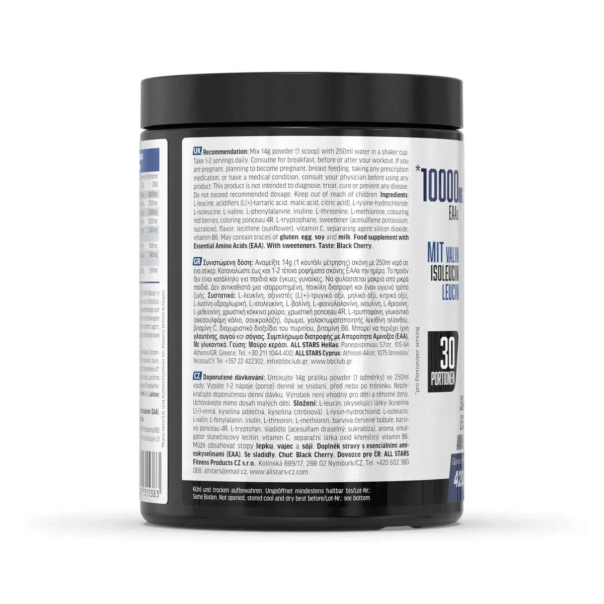 EAAs Powder-EAA-All Stars-Black Cherry-Maniac-Sports