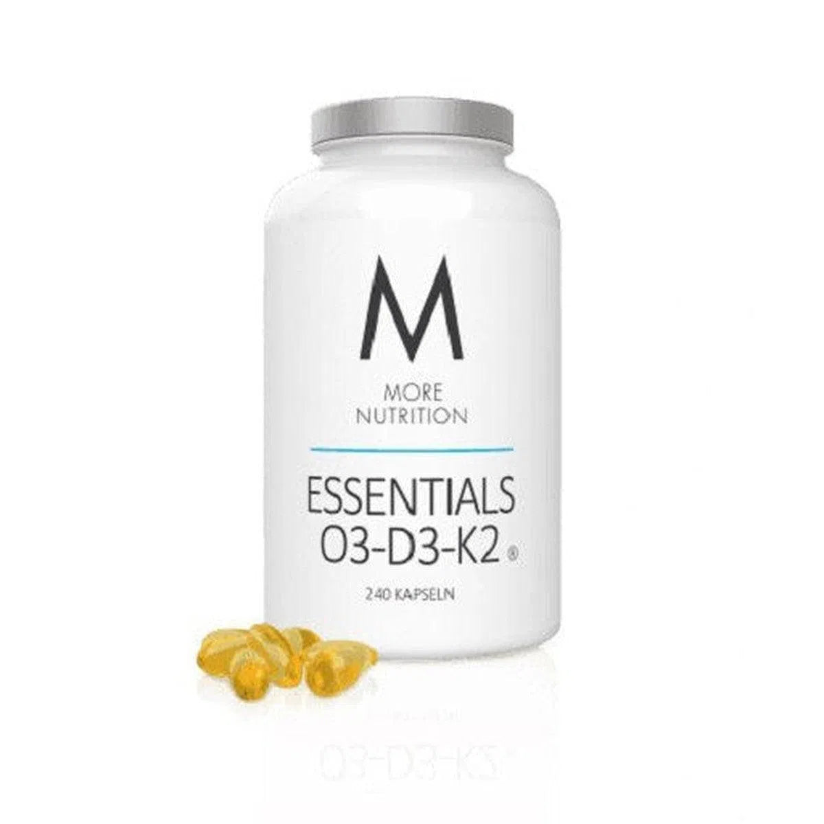 Essentials O3-D3-K2 240 Kapseln-Omega 3-MORE NUTRITION-Maniac-Sports