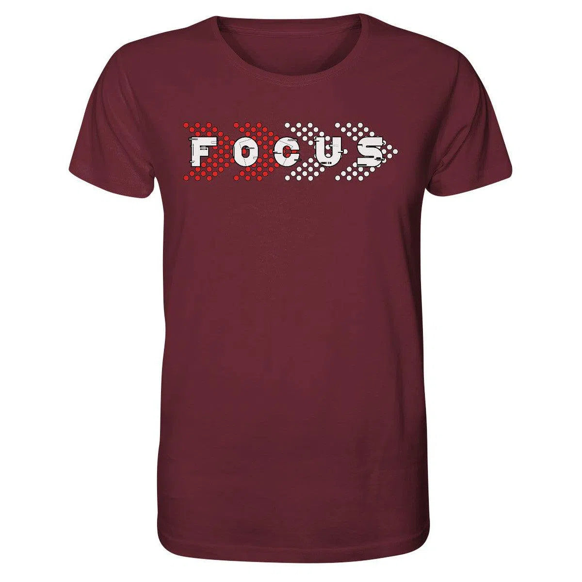 Focus Shirt-Unisex-Shirts-Maniac-Sports-Burgundy-XS-Maniac-Sports