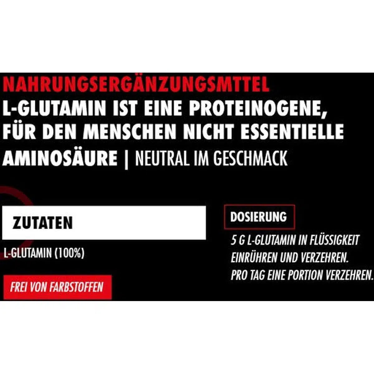 Glutamin 500g-L-Glutamin-Big Zone-Maniac-Sports