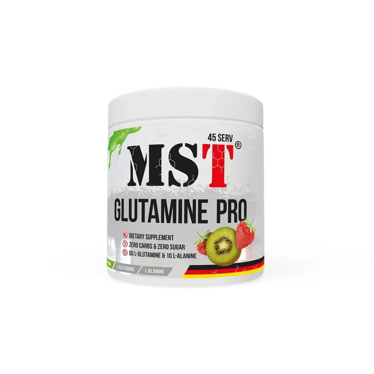 Glutamine PRO 315g-L-Glutamin-MST-Strawberry Kiwi-Maniac-Sports