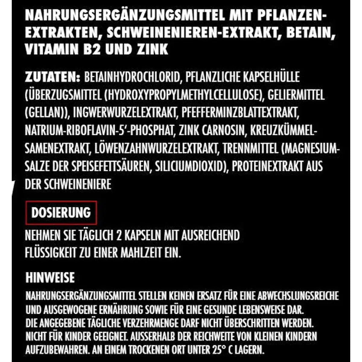 Gut+ 60 Kapseln-Mineralstoffe-Big Zone-Maniac-Sports