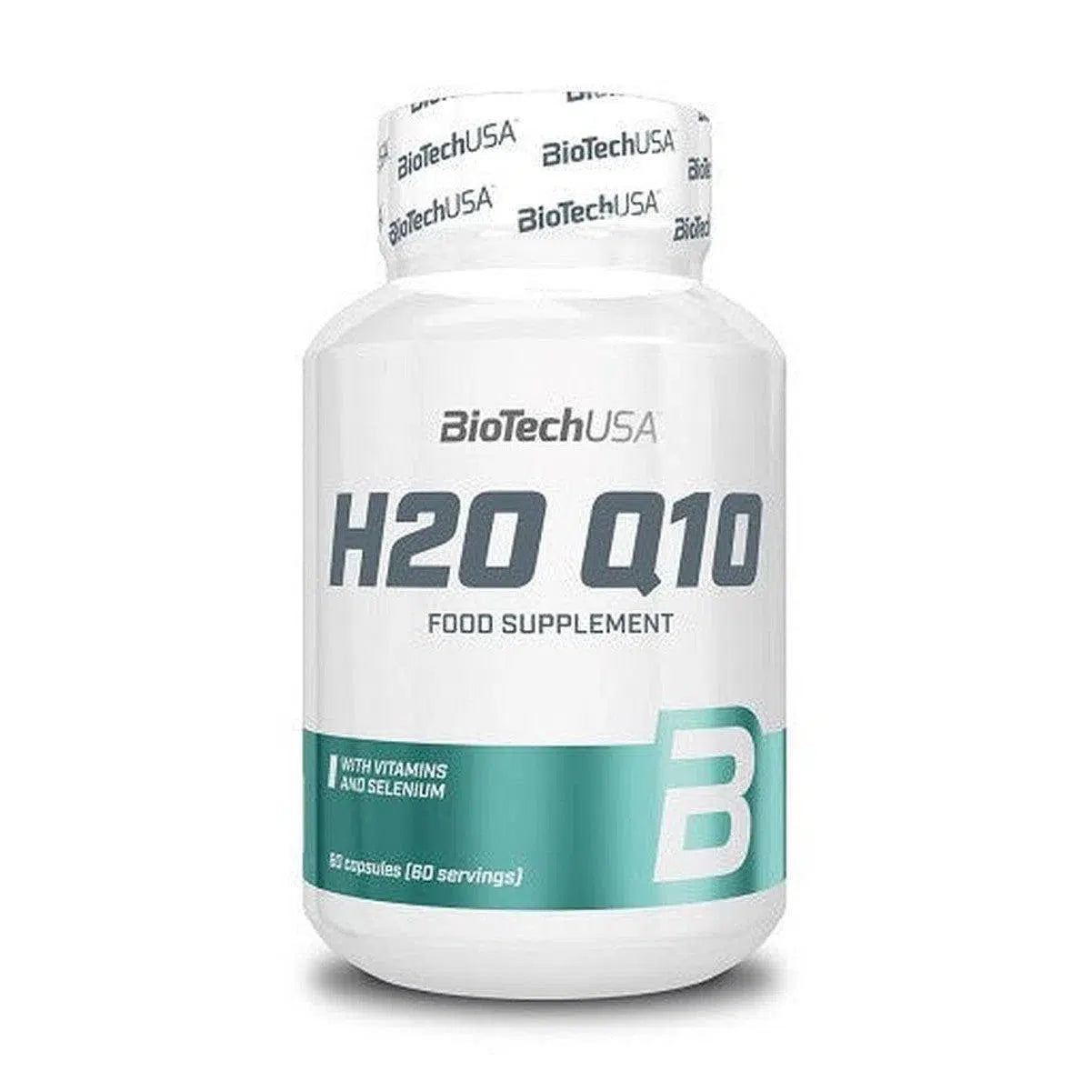 H2O / Q-10 Coenzyme 60 Kapsel-Mineralstoffe-BioTech USA-Maniac-Sports