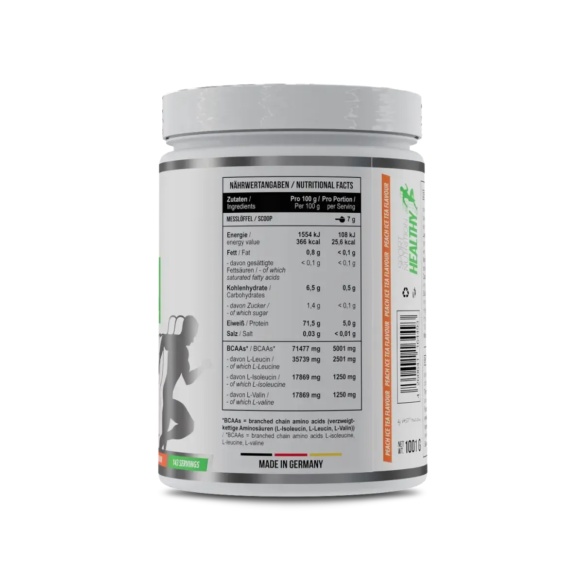 Healthy BCAA Instant-BCAA-MST-210g-Orange-Maniac-Sports