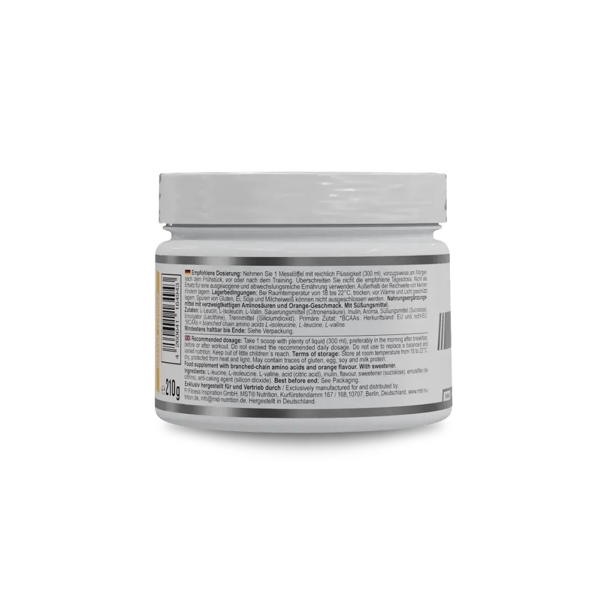 Healthy BCAA Instant-BCAA-MST-210g-Orange-Maniac-Sports