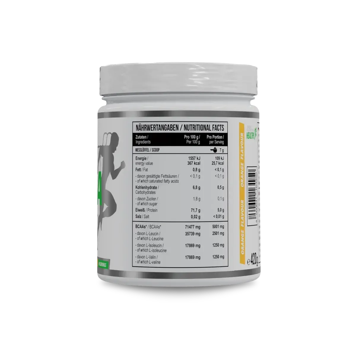 Healthy BCAA Instant-BCAA-MST-210g-Orange-Maniac-Sports