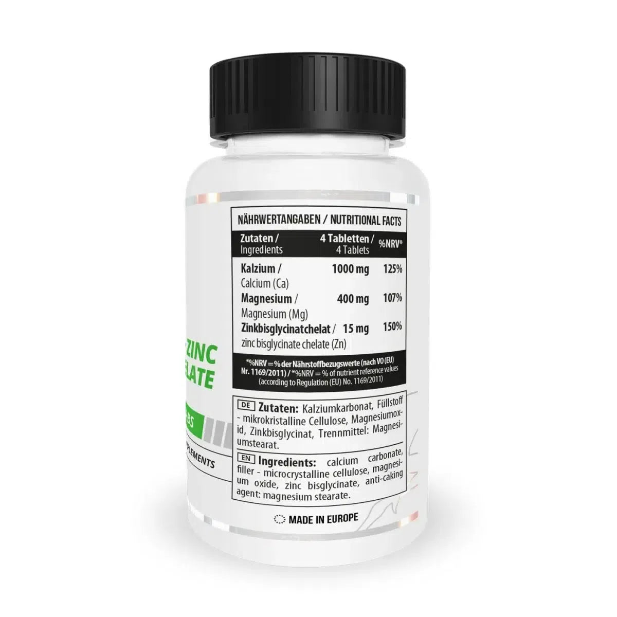 Healthy Calcium Magnezium + Zinc Chelate 100 Tabl.-Mineralstoffe-MST-Maniac-Sports