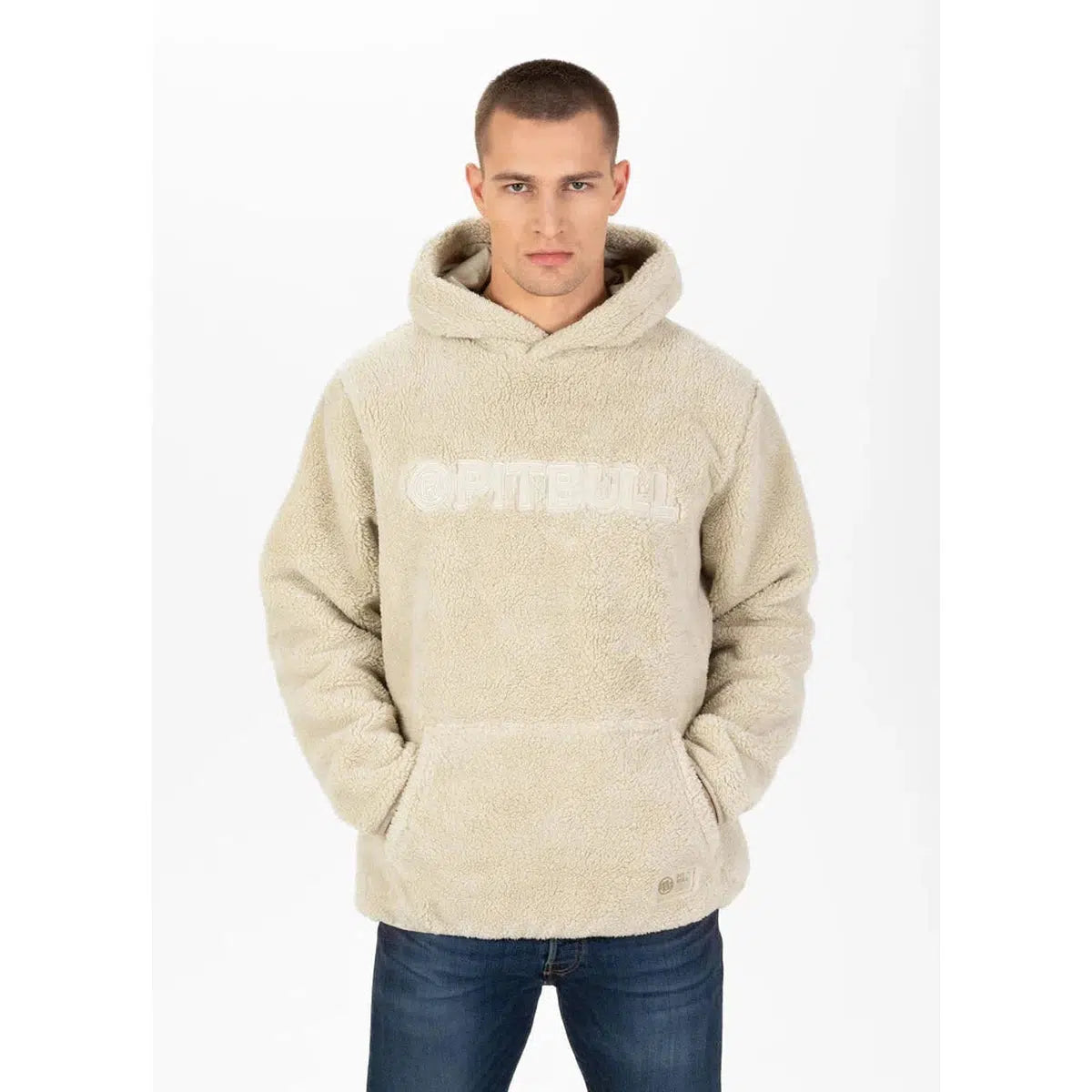 Herren Hoodie Aragon-Hoodie-PIT BULL WEST COAST-Beige-M-Maniac-Sports