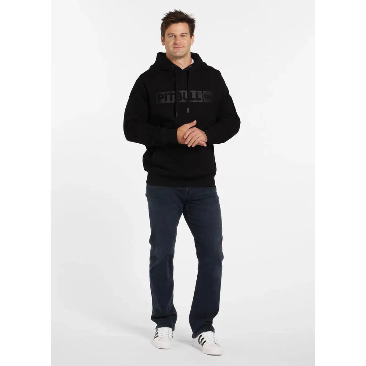 Herren Hoodie Hilltop Black-Hoodie-PIT BULL WEST COAST-S-Maniac-Sports