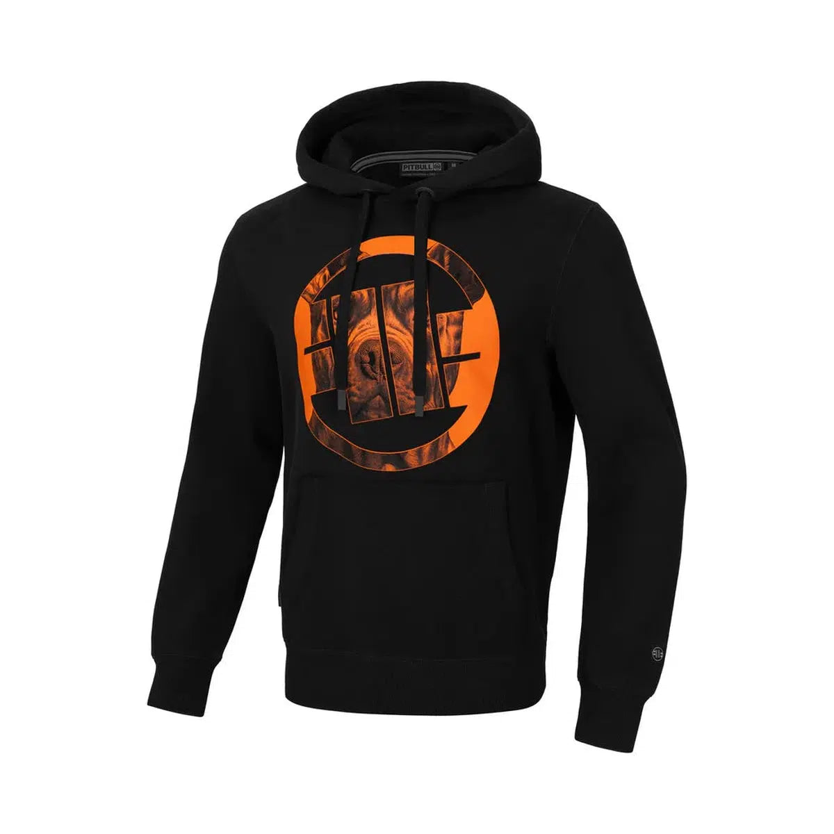 Herren Hoodie Orange Dog 24-Hoodie-PIT BULL WEST COAST-XS-Maniac-Sports