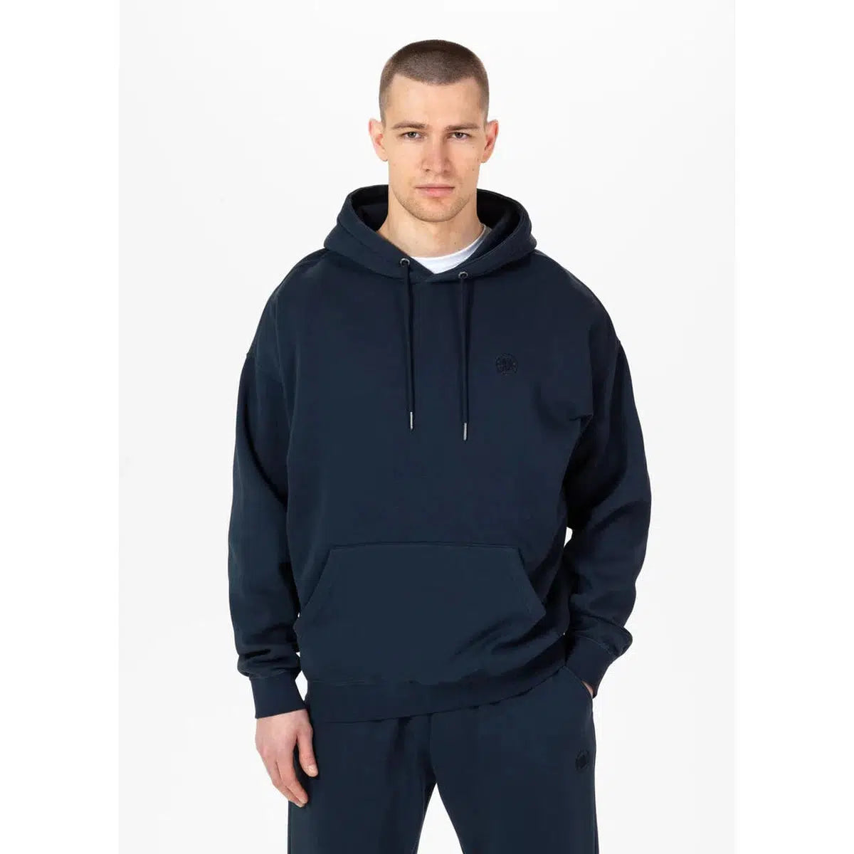 Herren Hoodie Washed Lancaster-Hoodie-PIT BULL WEST COAST-Dunkelblau-S-Maniac-Sports