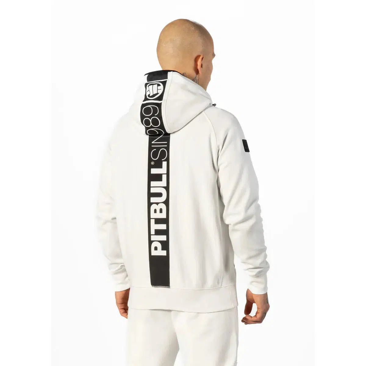 Herren Kapuzenjacke Hermes-Jacken/ Zipper-PIT BULL WEST COAST-Weiß-S-Maniac-Sports