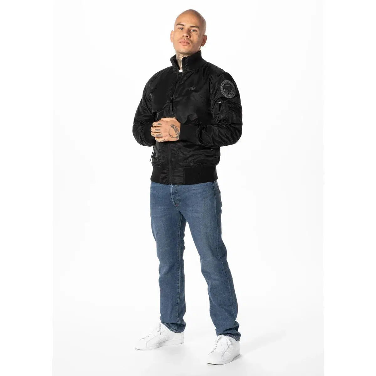 Herren übergangsjacke Centurion II-Jacken/ Zipper-PIT BULL WEST COAST-Grün-S-Maniac-Sports