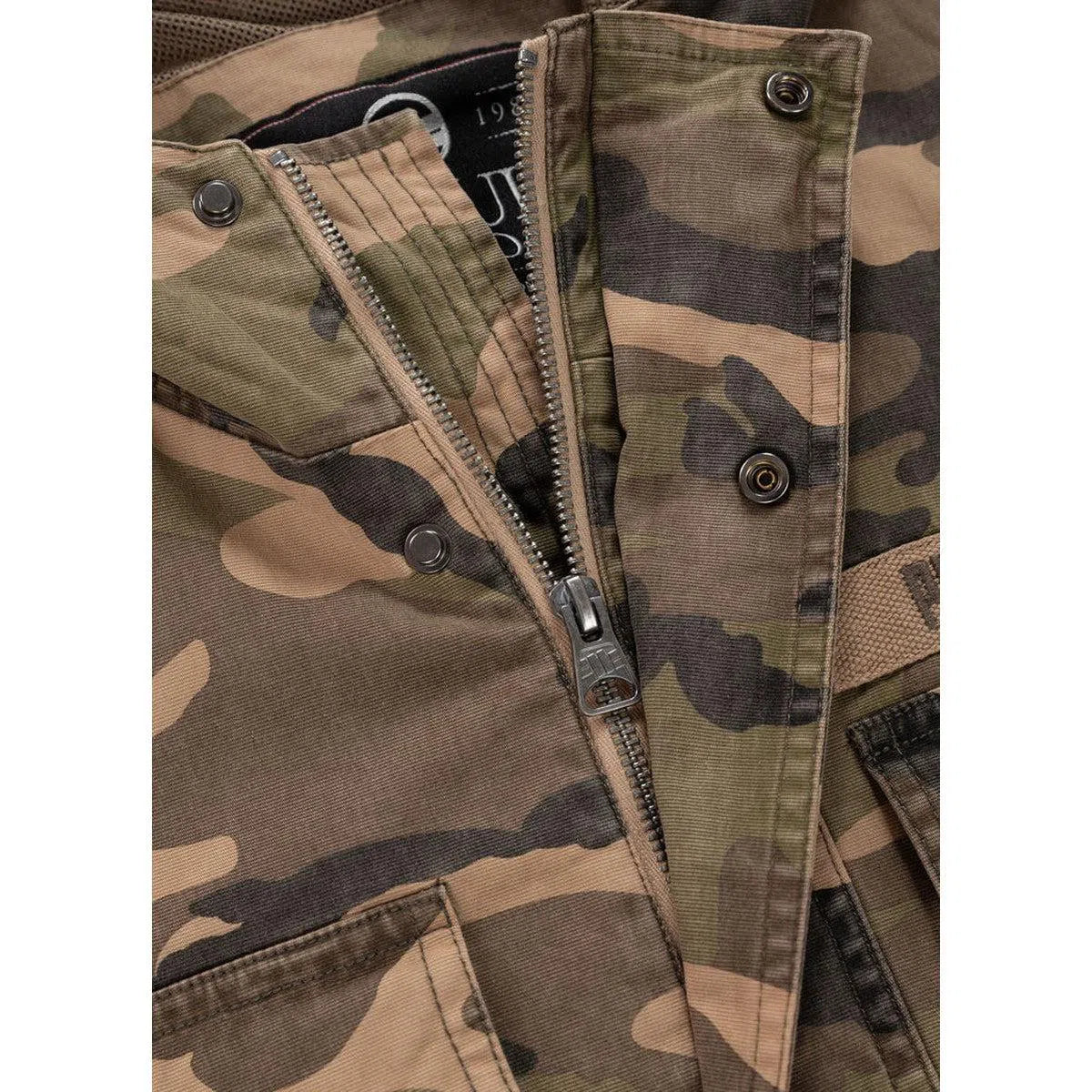 Herren übergangsjacke Fallon-Jacken/ Zipper-PIT BULL WEST COAST-Olivgrün-S-Maniac-Sports