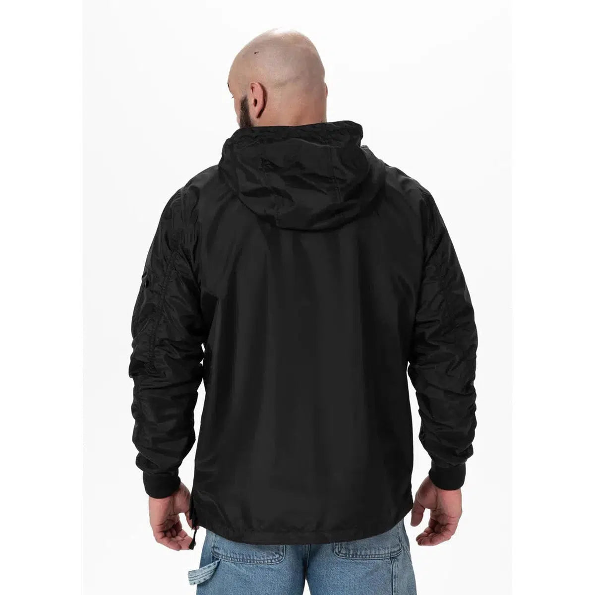 Herren übergangsjacke Känguru-Kapuzenjacke Loring-Jacken/ Zipper-PIT BULL WEST COAST-Schwarz-S-Maniac-Sports