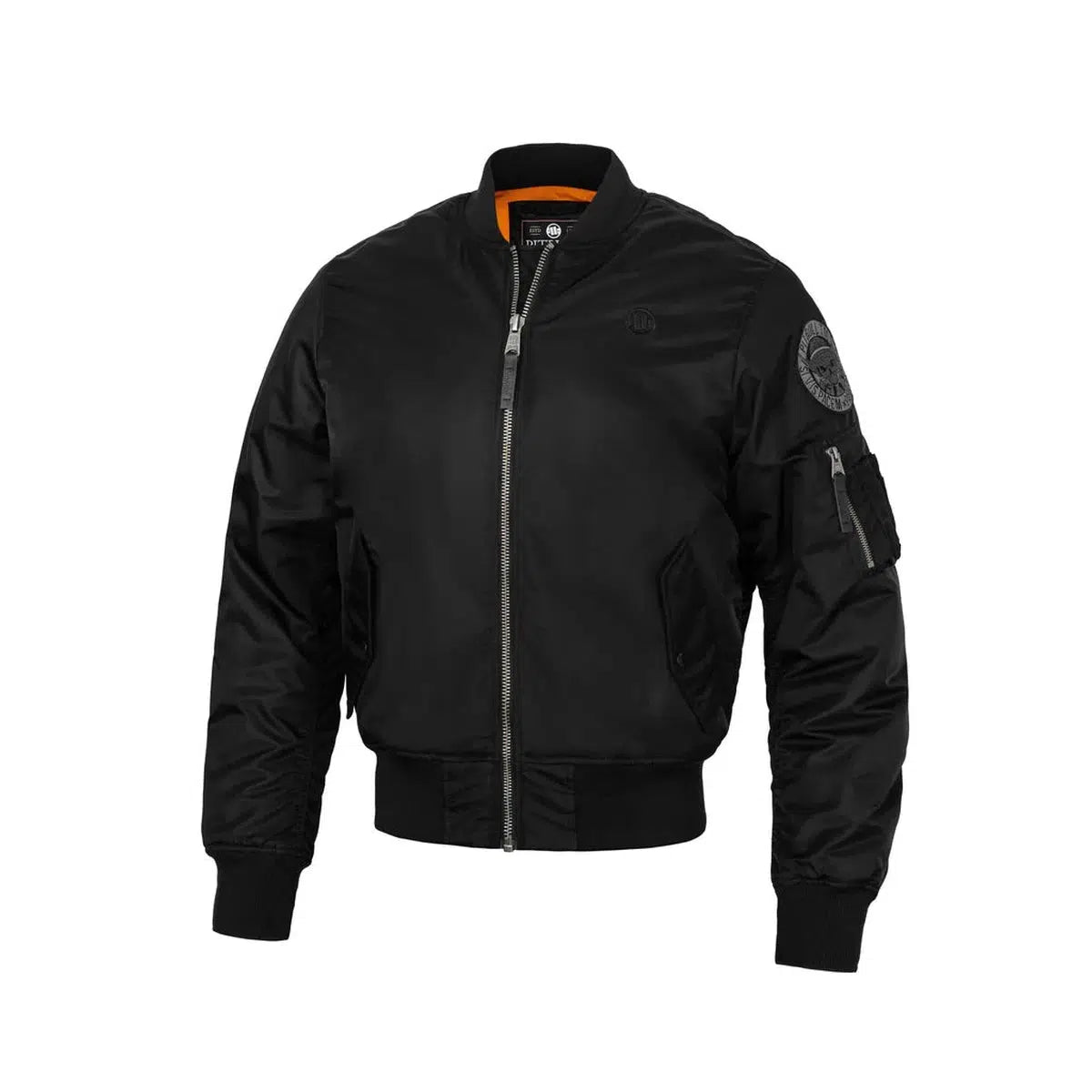 Herren übergangsjacke MA-1 Verano-Jacken/ Zipper-PIT BULL WEST COAST-Schwarz-S-Maniac-Sports