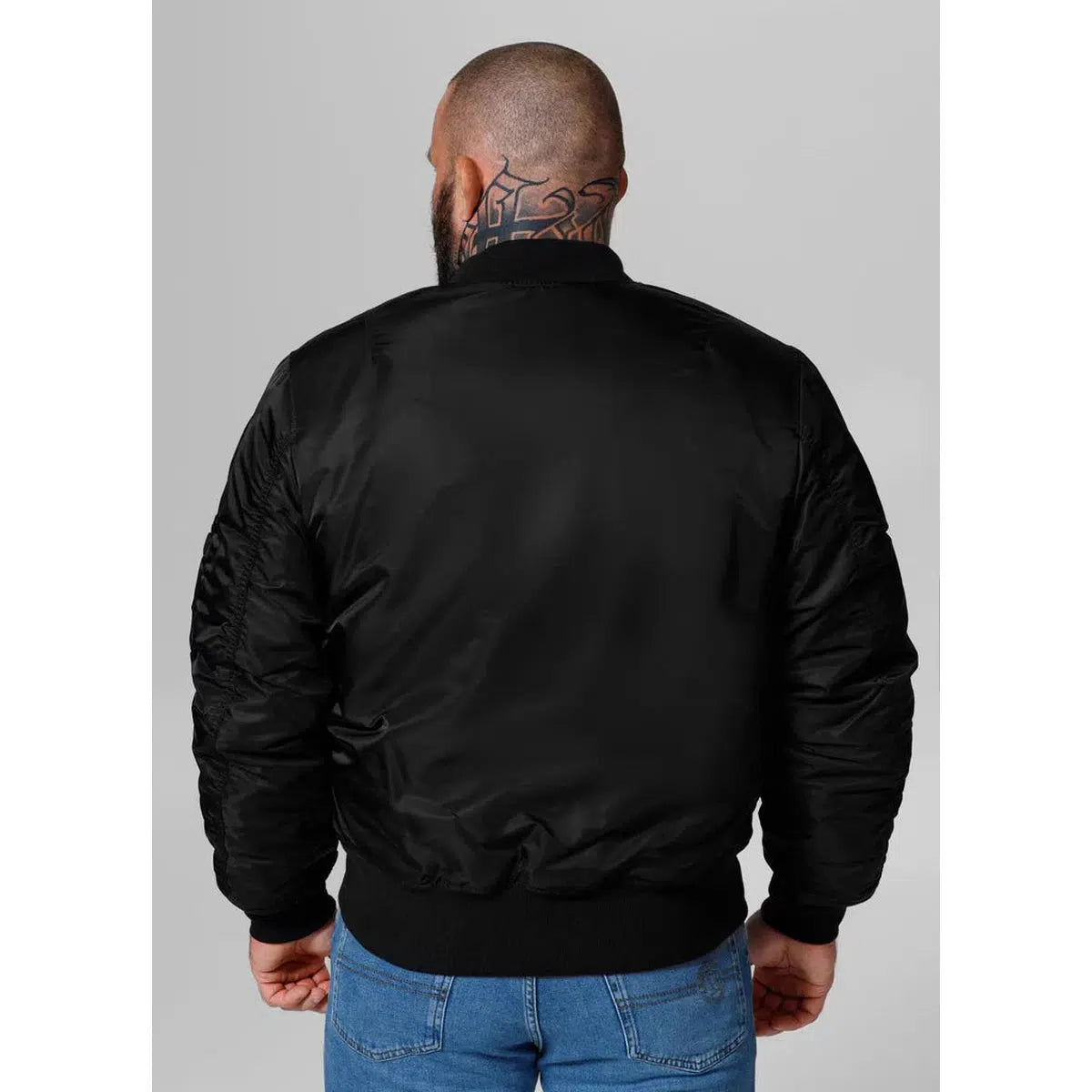 Herren übergangsjacke MA-1 Verano-Jacken/ Zipper-PIT BULL WEST COAST-Schwarz-S-Maniac-Sports