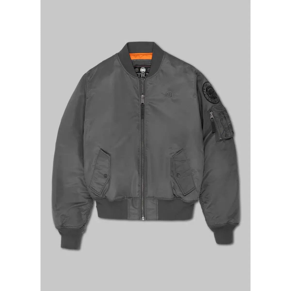 Herren übergangsjacke MA-1 Verano-Jacken/ Zipper-PIT BULL WEST COAST-Schwarz-S-Maniac-Sports