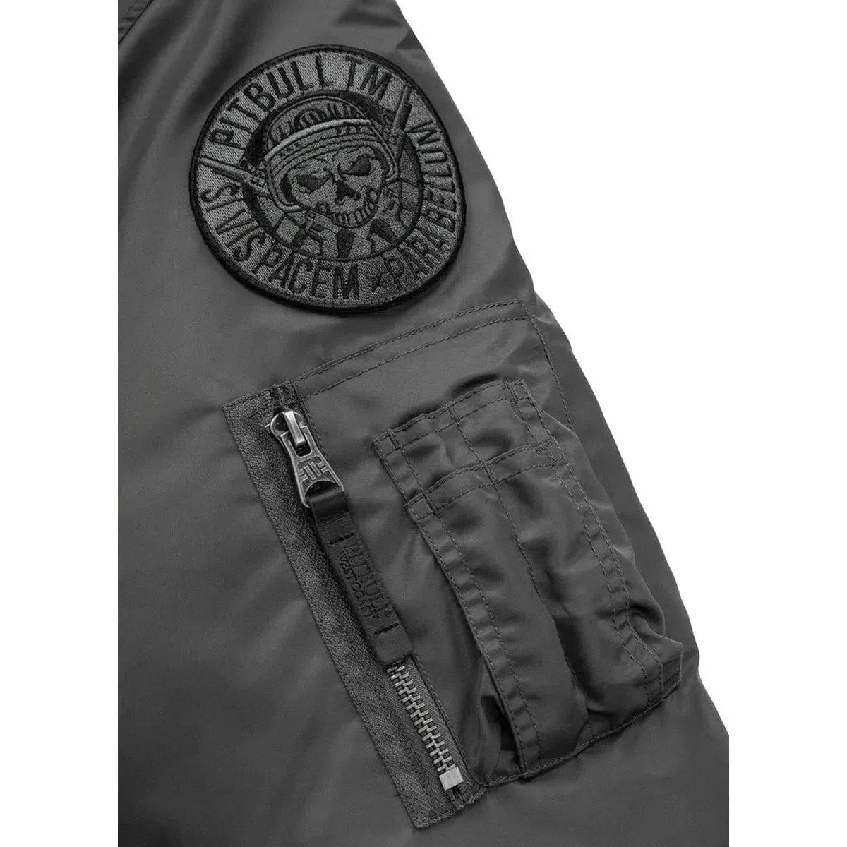 Herren übergangsjacke MA-1 Verano-Jacken/ Zipper-PIT BULL WEST COAST-Schwarz-S-Maniac-Sports