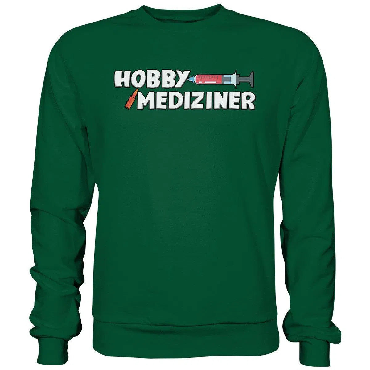 Hobby Mediziner Sweatshirt-Sweatshirts-Maniac-Sports-Bottle Green-XS-Maniac-Sports