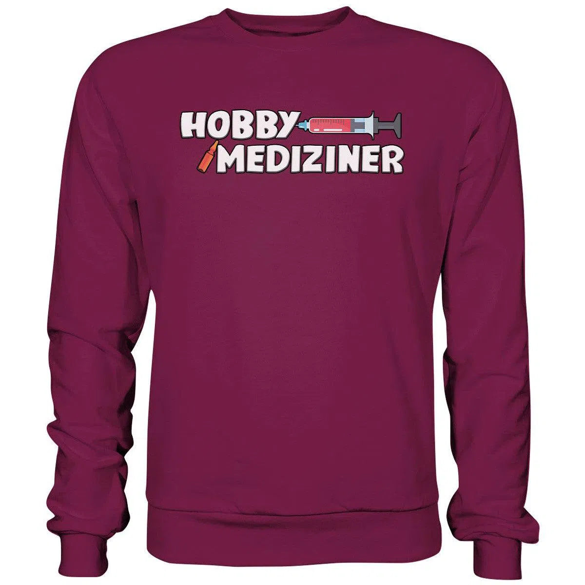 Hobby Mediziner Sweatshirt-Sweatshirts-Maniac-Sports-Burgundy-XS-Maniac-Sports