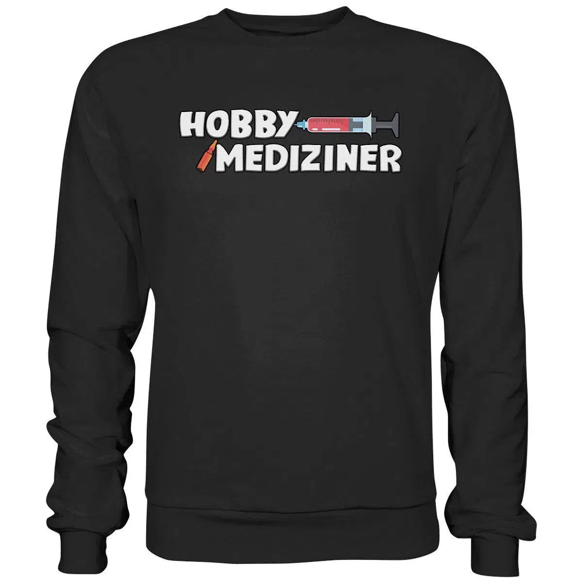 Hobby Mediziner Sweatshirt-Sweatshirts-Maniac-Sports-Deep Black-XS-Maniac-Sports