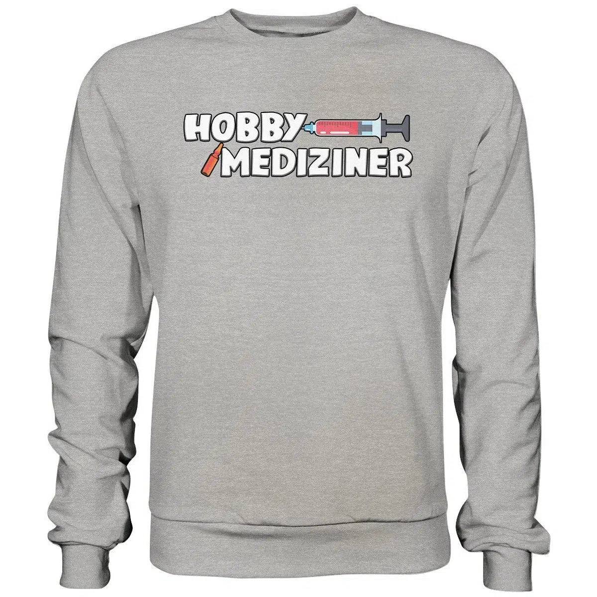 Hobby Mediziner Sweatshirt-Sweatshirts-Maniac-Sports-Heather Grey-XS-Maniac-Sports