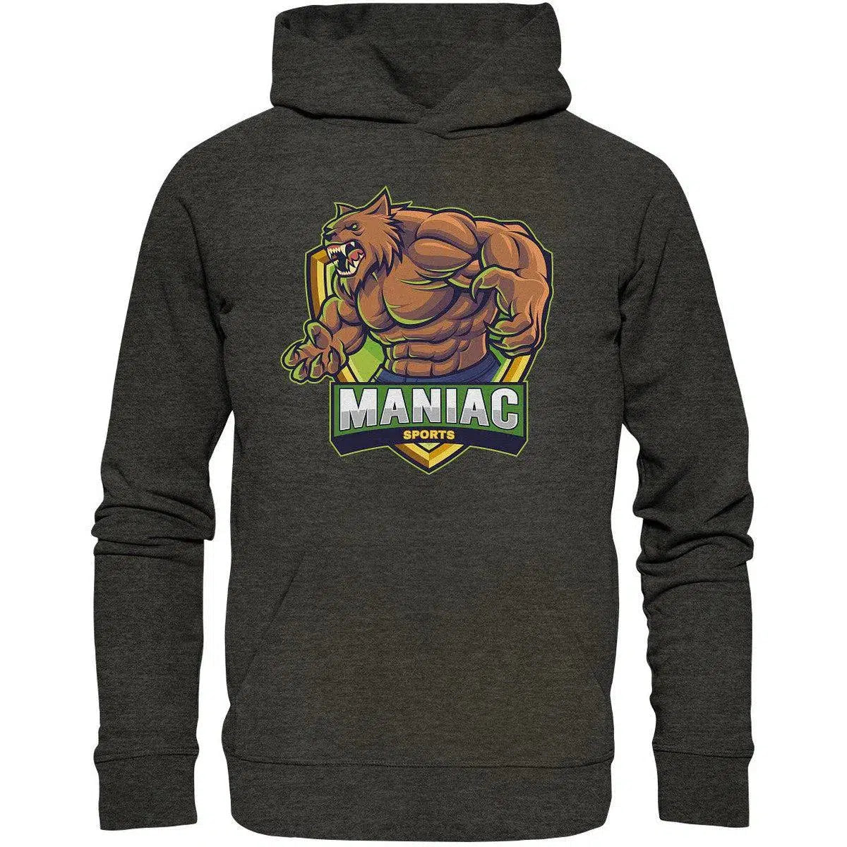 Hoodie-Hoodies-maniac-sports-Dark Heather Grey-XS-Maniac-Sports