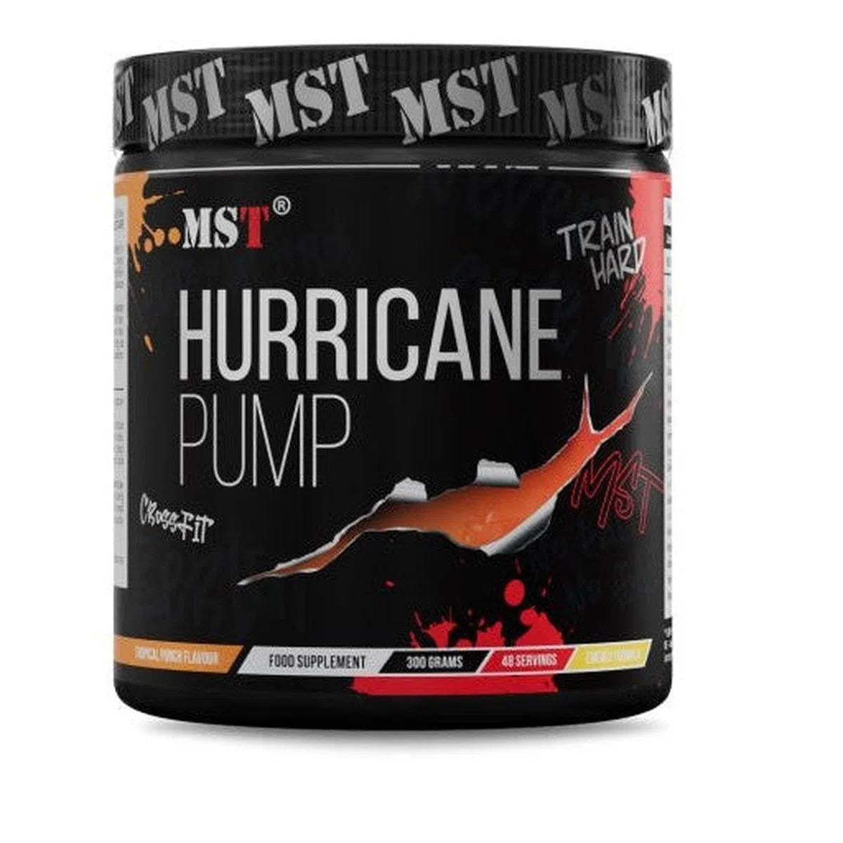 Hurricane Pump 300g-Pre Workout Booster-MST-Tropical Punch-Maniac-Sports