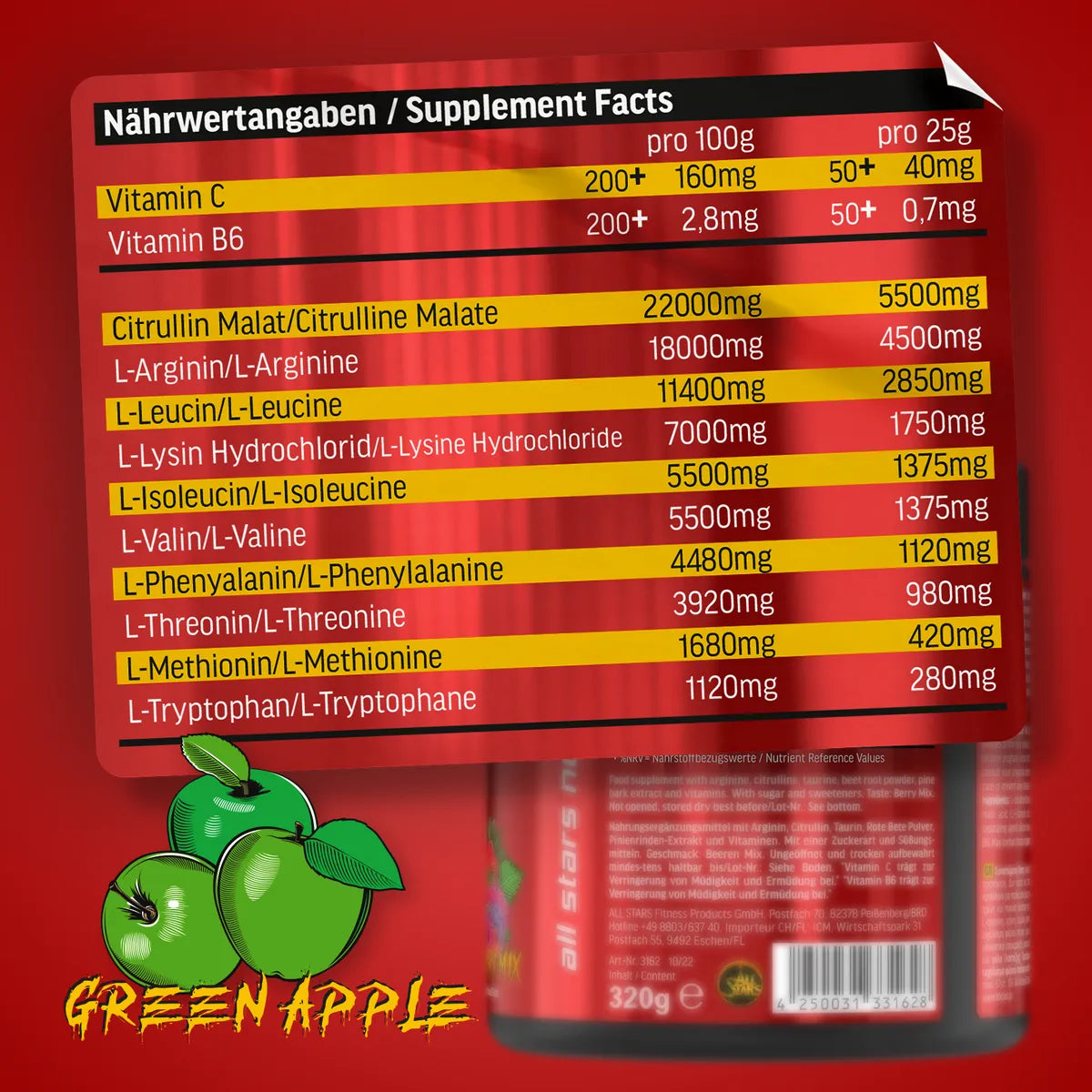 Intra-X Markus Schmid Edition-Intra Workout Booster-All Stars-Maniac-Sports